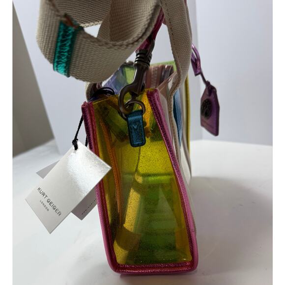 Kurt Geiger London extra small vinyl southbank tote bag - Picture 11 of 13